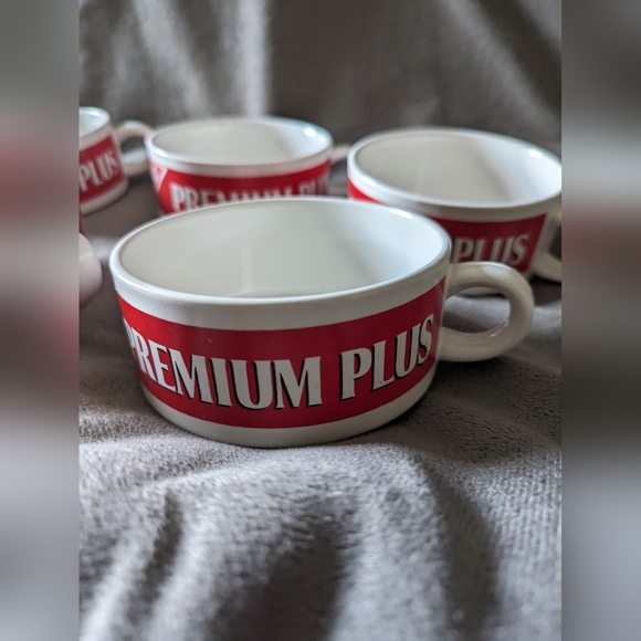 Vintage Christie Premium Plus Crackers Nabisco Ceramic Bowl 1999 - Set of 6 - Picture 7 of 8